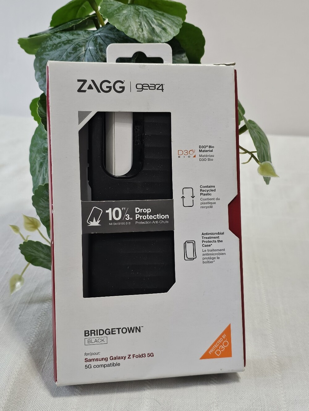 ZAGG Gear4 Bridgetown Black Case Samsung Galaxy Z Fold3 5G
